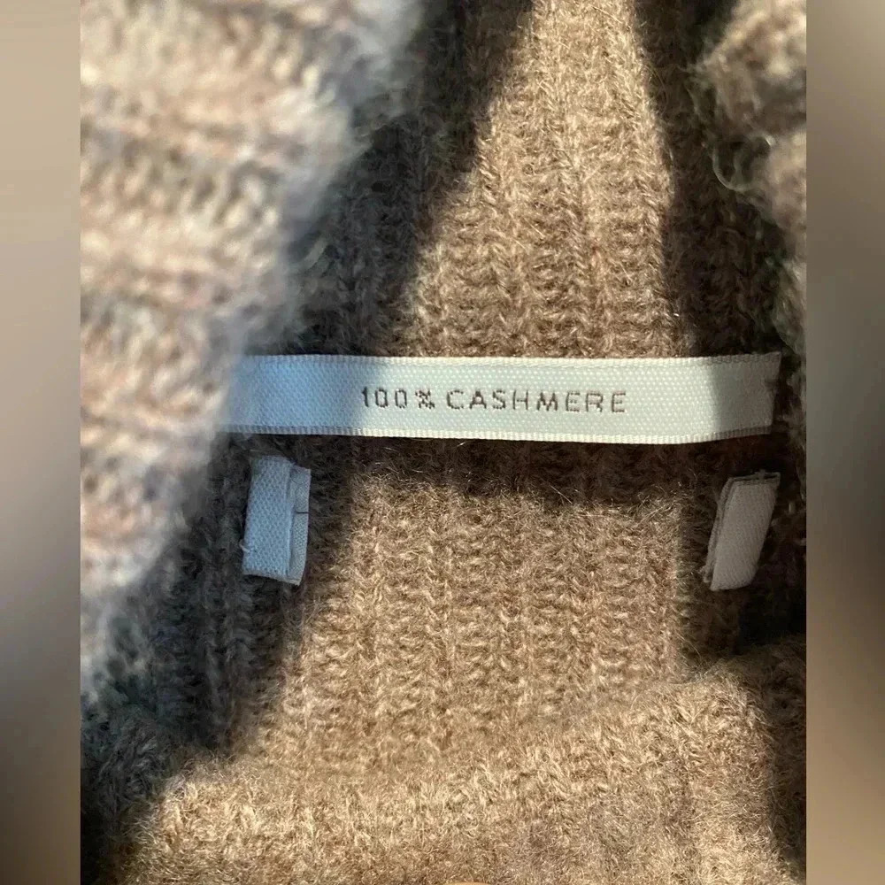 Nordstrom Women's‎ Signature Funnel Neck Tunic Lux Sweater 100% Cashmere S NWOT - Picture 4 of 11